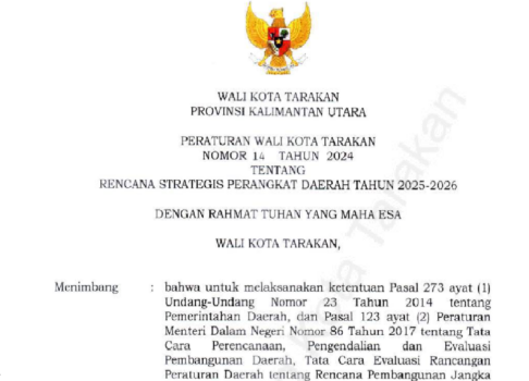 Rencana Strategis Perangkat Daerah Tahun 2025-2026