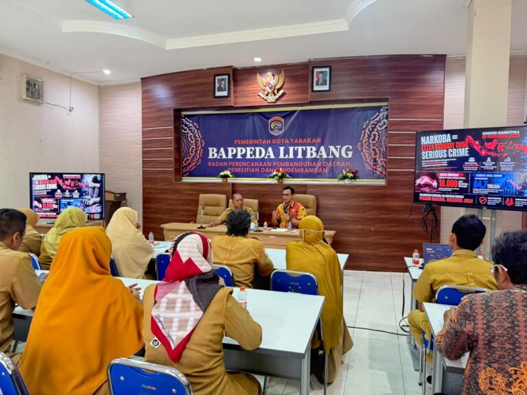 Bappeda Litbang Kota Tarakan 100% Bebas Narkotika
